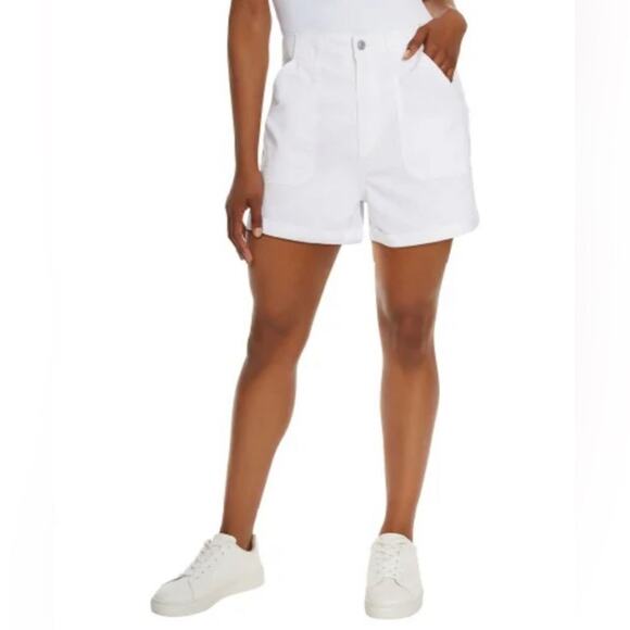 Gloria Vanderbilt Pants - Gloria Vanderbilt Ladies' Utility White Casual Comfy Shorts Size XL